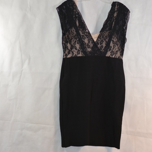 Body Con Lace Stretch Dress SZ XL Suzy Shier - Picture 1 of 6